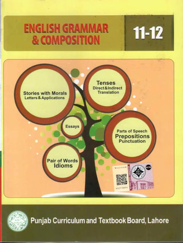 11th Class English Grammar and Composition Textbook Punjab Board