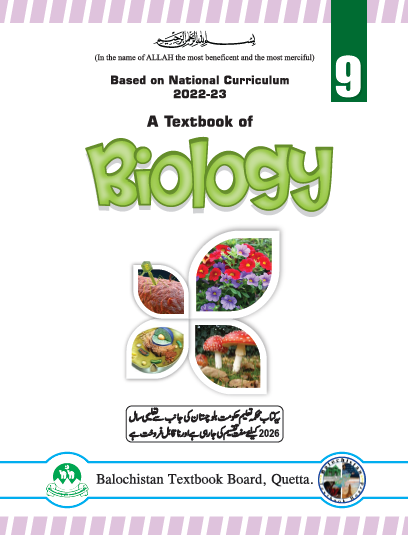 9th Class Biology Textbook Balochistan Board