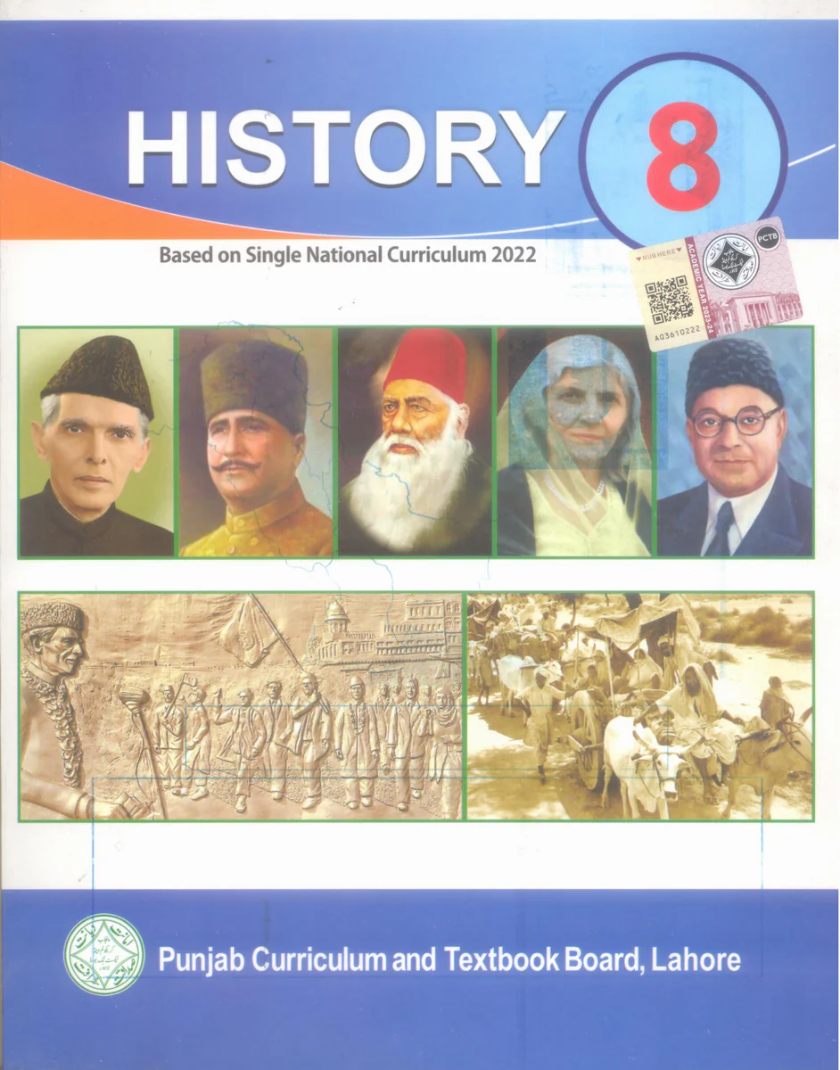 8th Class History (EM) Textbook Punjab Board